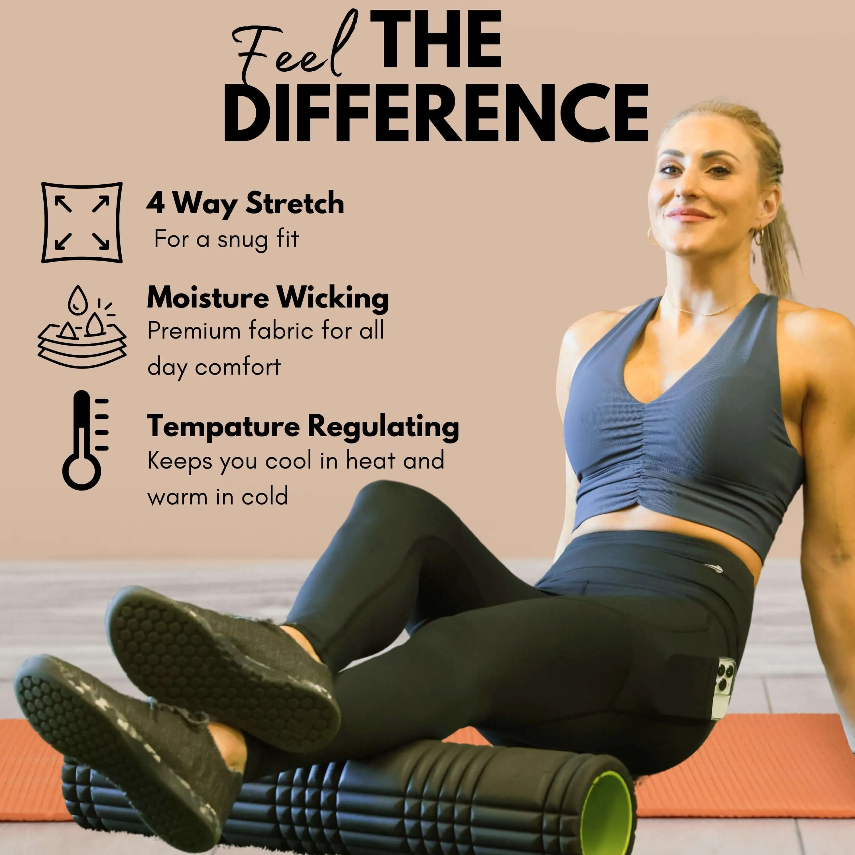 Women's Compression Leggings - Galaxy Red