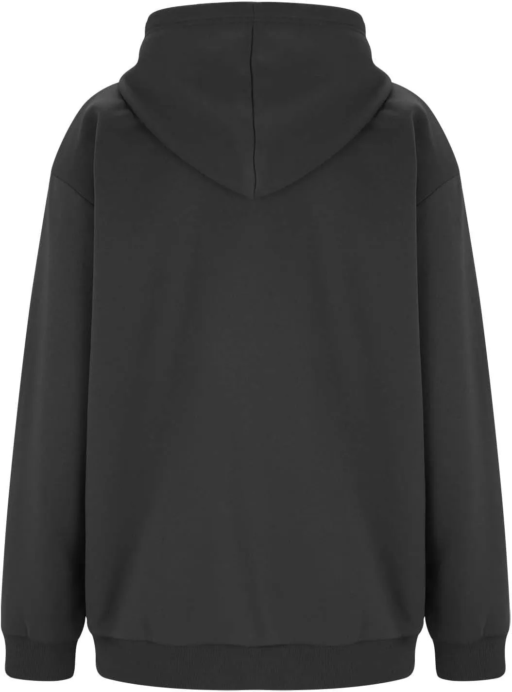 Women's Full Zip Up Sweatshirt Oversized Hooded Jacket Trendy Fleece Lined Hoodies Lightweight Gym Coats with Pockets