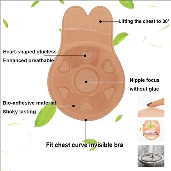 Women's Self Adhesive Cups Nude Bra