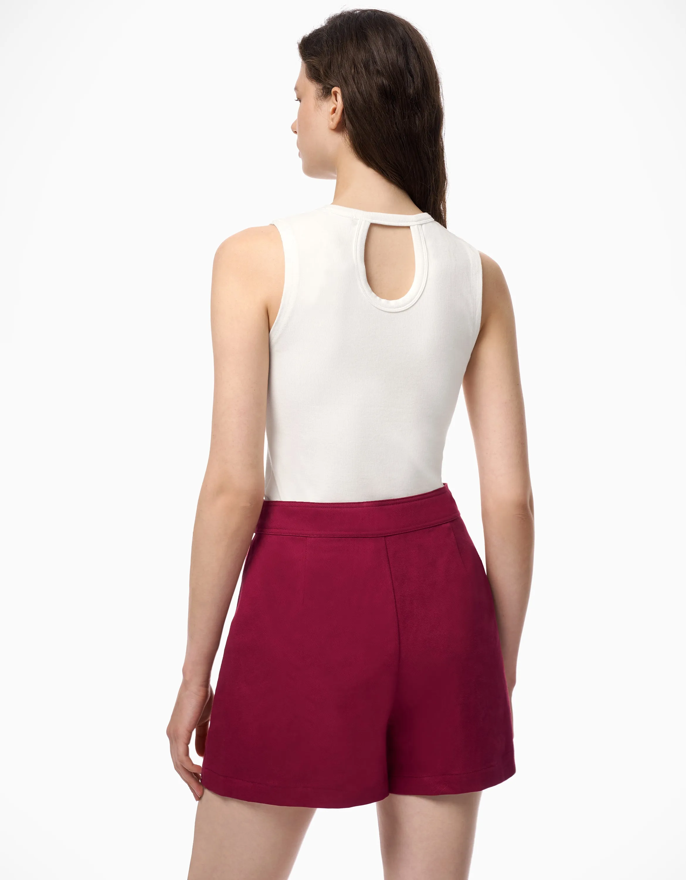 Zip Detail Shorts