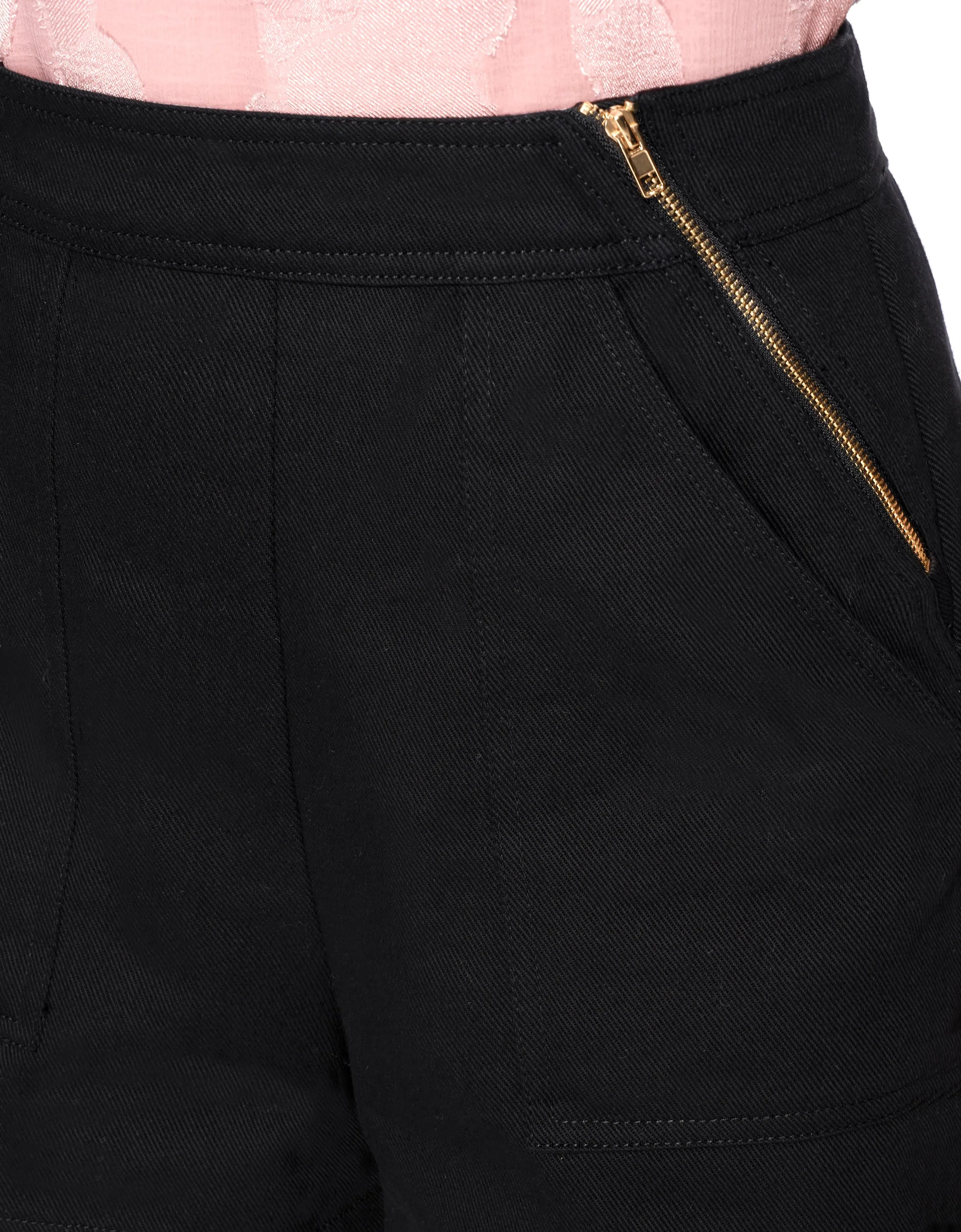 Zip Detail Shorts